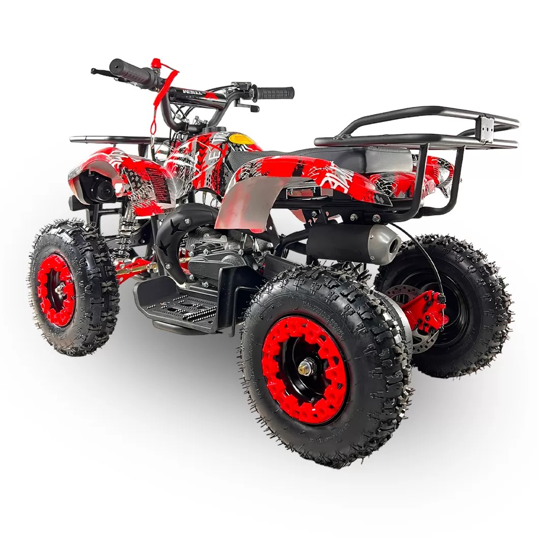 ATV Copii 49cc Pornire Demaror Roti 6 Inch Portbagaj 3