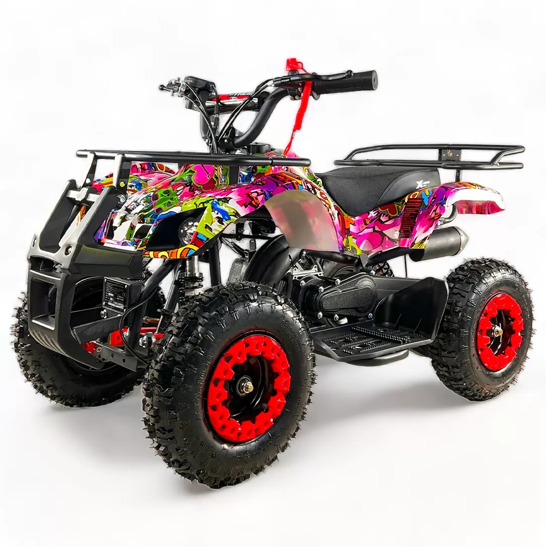 ATV Copii 49cc Pornire Demaror Roti 6 Inch Portbagaj 4