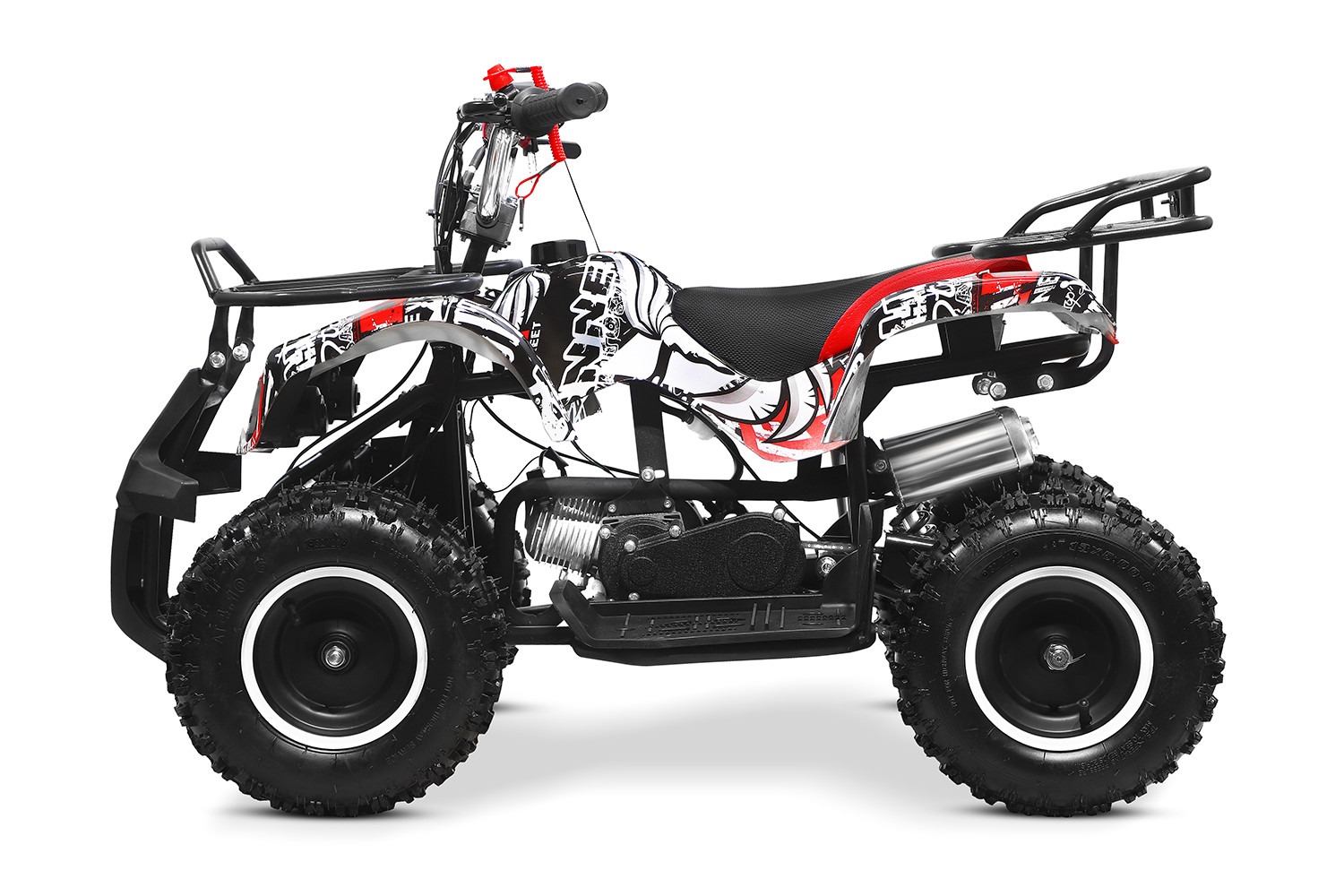 ATV Copii 49cc Pornire Demaror Roti 6 Inch Portbagaj 5