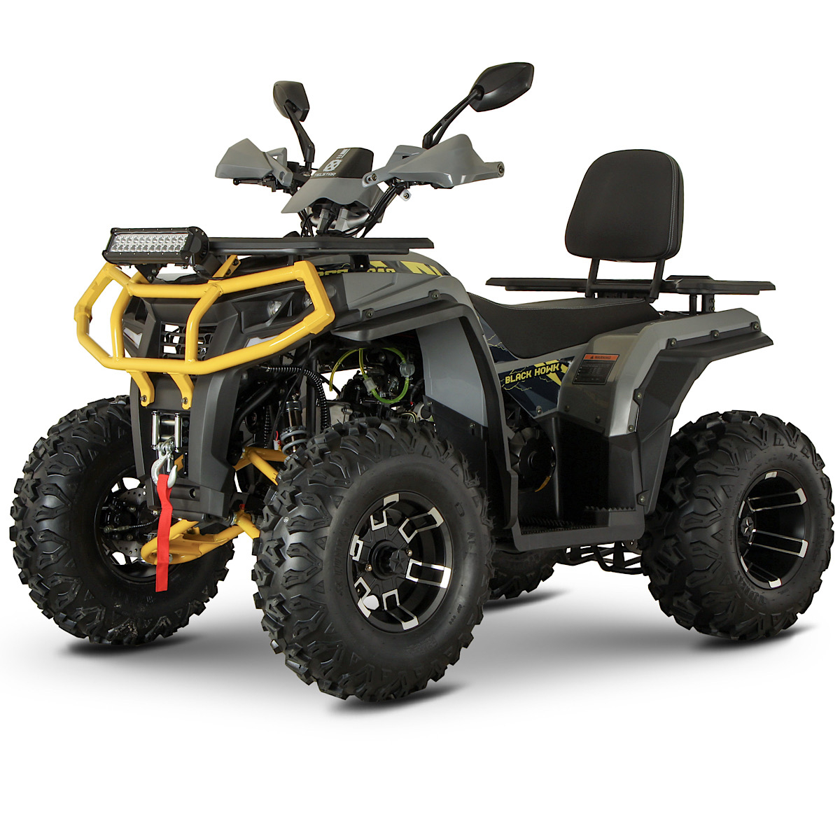 ATV 250cc cu troliu, răcire cu lichid, cadru ranforsat și sistem audio – model 2025, complet echipat