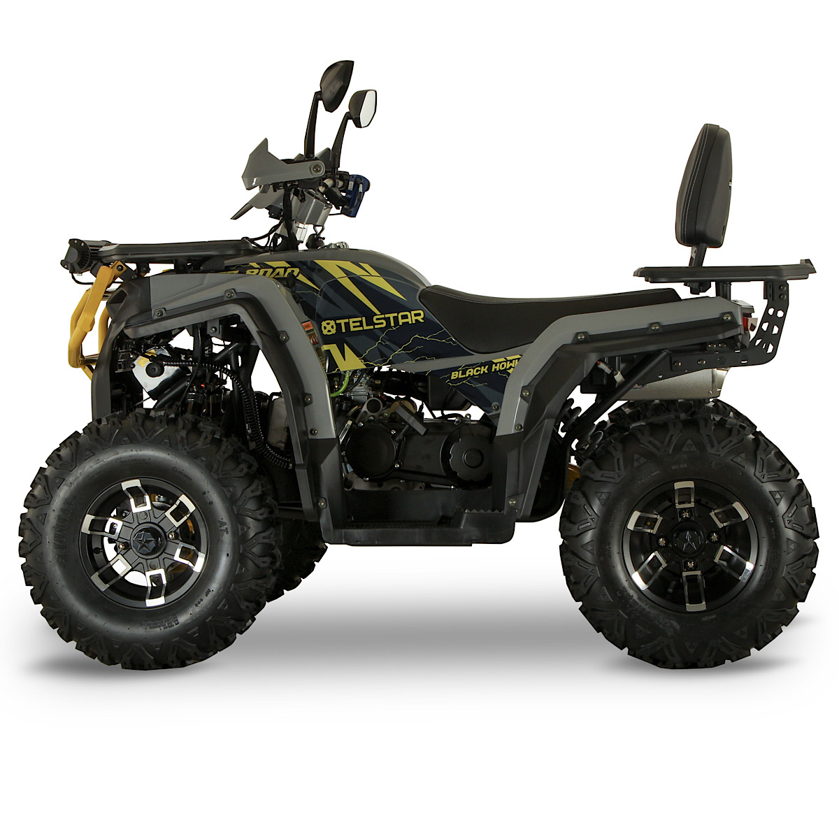 ATV 250cc cu troliu, răcire cu lichid, cadru ranforsat și sistem audio – model 2025, complet echipat10