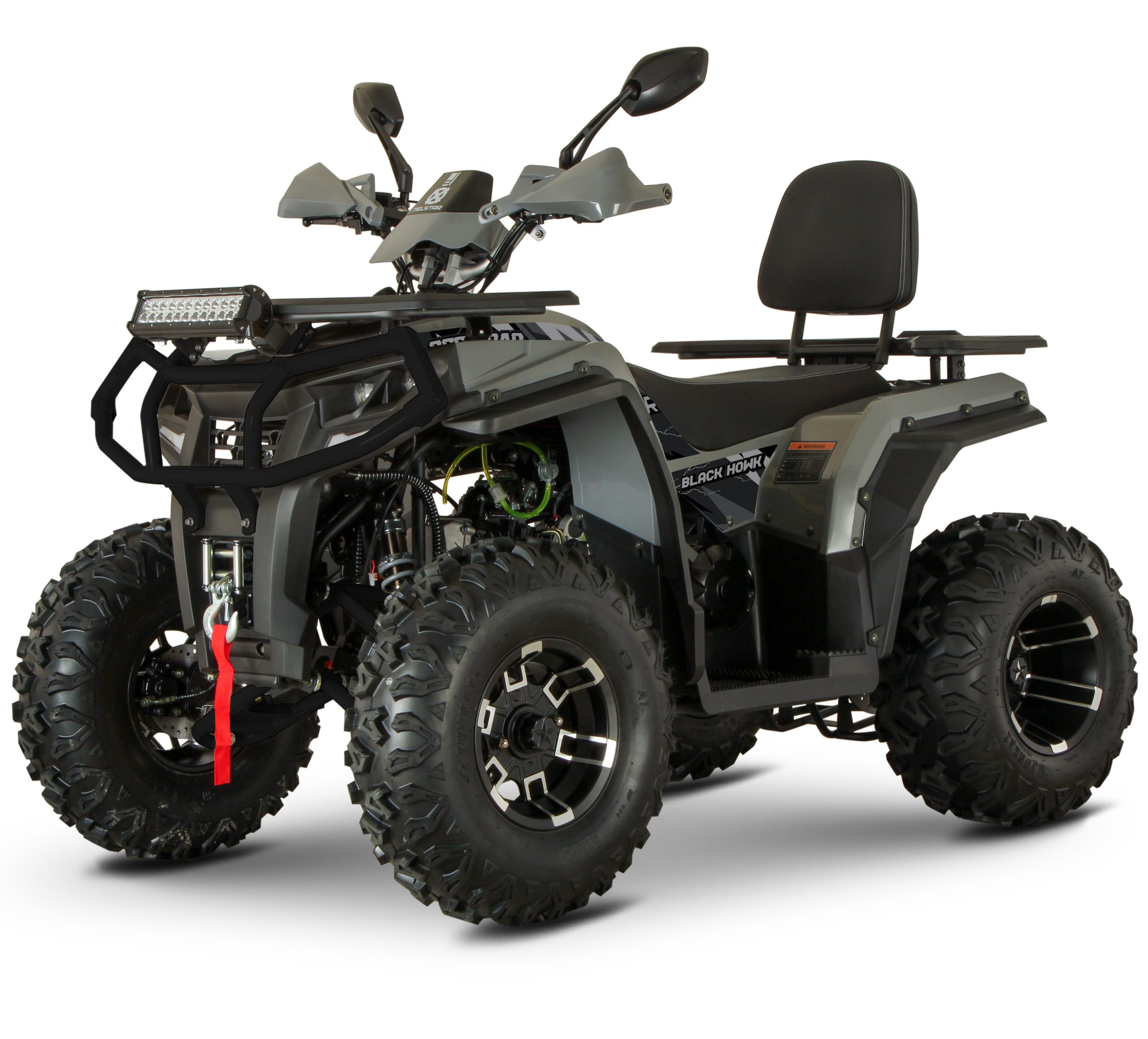 ATV 250cc cu troliu, răcire cu lichid, cadru ranforsat și sistem audio – model 2025, complet echipat3