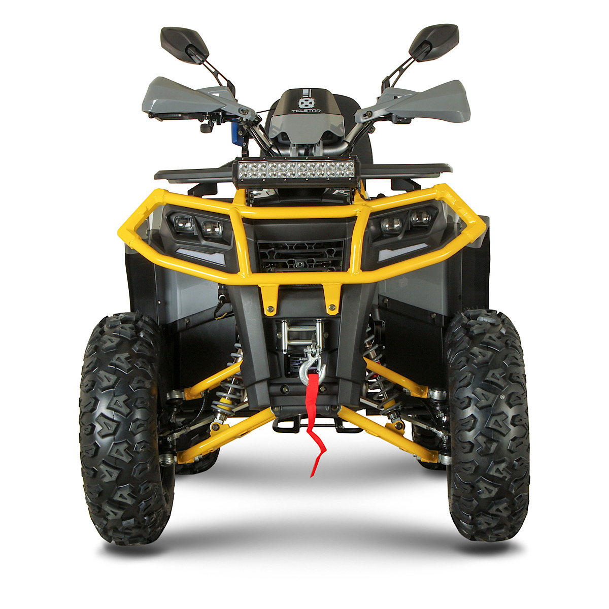 ATV 250cc cu troliu, răcire cu lichid, cadru ranforsat și sistem audio – model 2025, complet echipat4