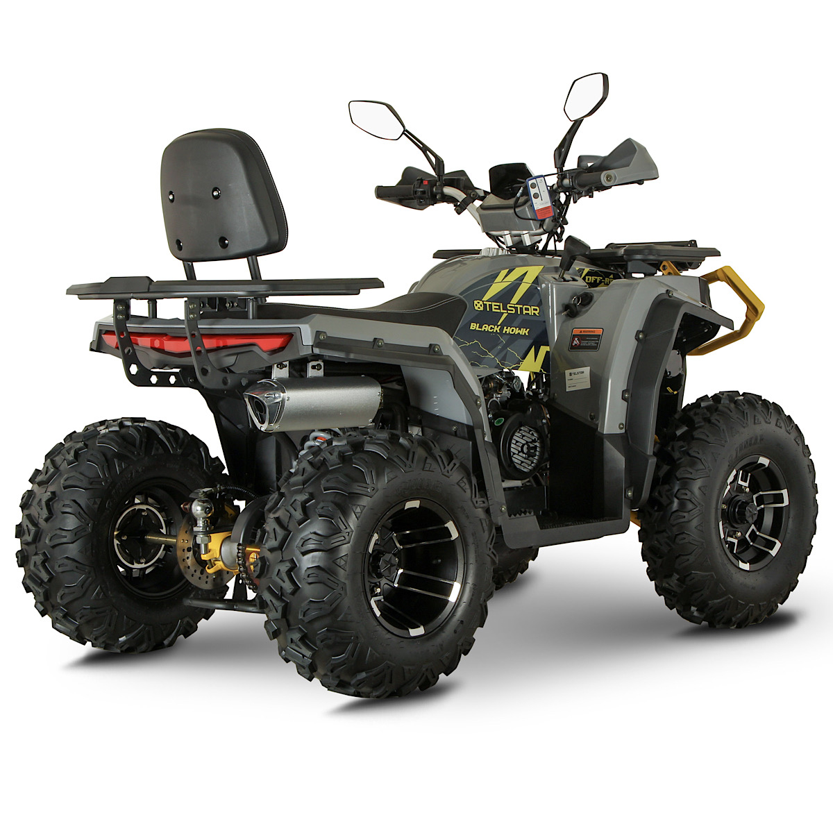 ATV 250cc cu troliu, răcire cu lichid, cadru ranforsat și sistem audio – model 2025, complet echipat7
