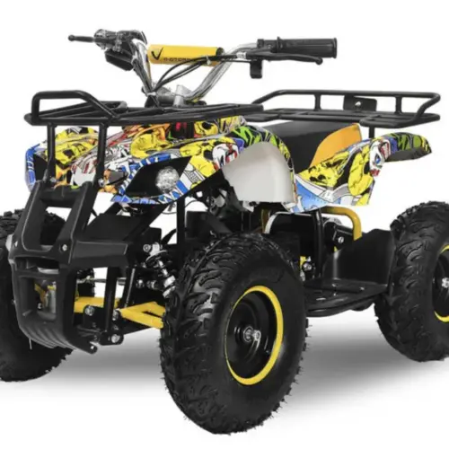 ATV Estart Copii Graffiti pe Benzina 49cc