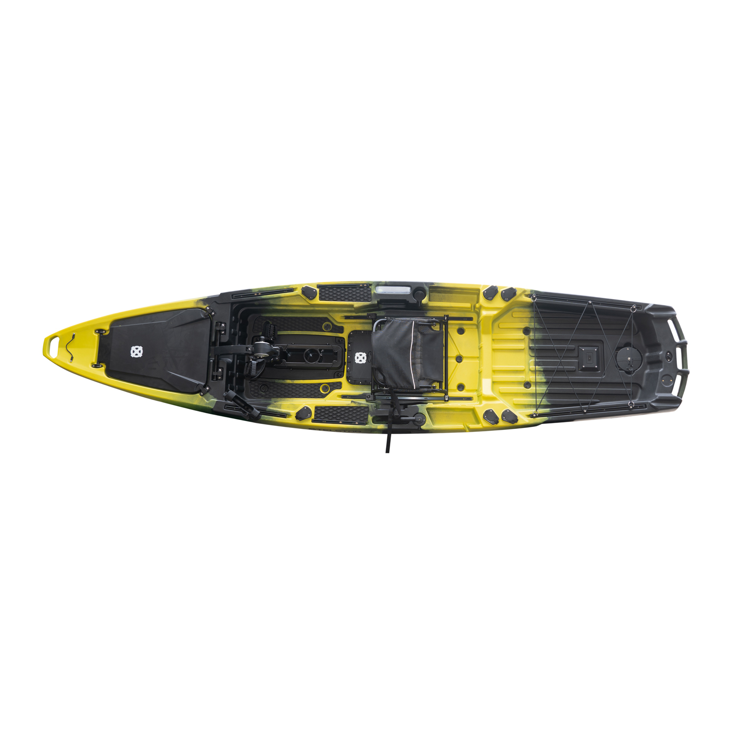 Caiac 2024, pescuit și turism cu pedale tip aripioară – 392 cm, capacitate 380 kg4