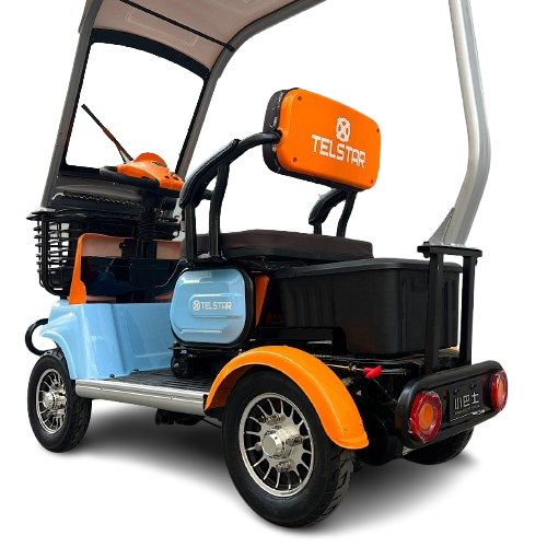 Mașină de Golf Electrică 1500W 3 Locuri Acoperiș Inclus Baterie 23Ah Model 202511