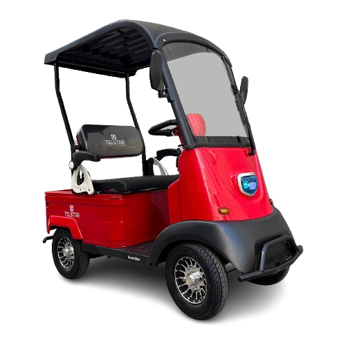 Mașină electrică golf 72V 23Ah 2 locuri cu acoperiș și sistem audio fără permis4