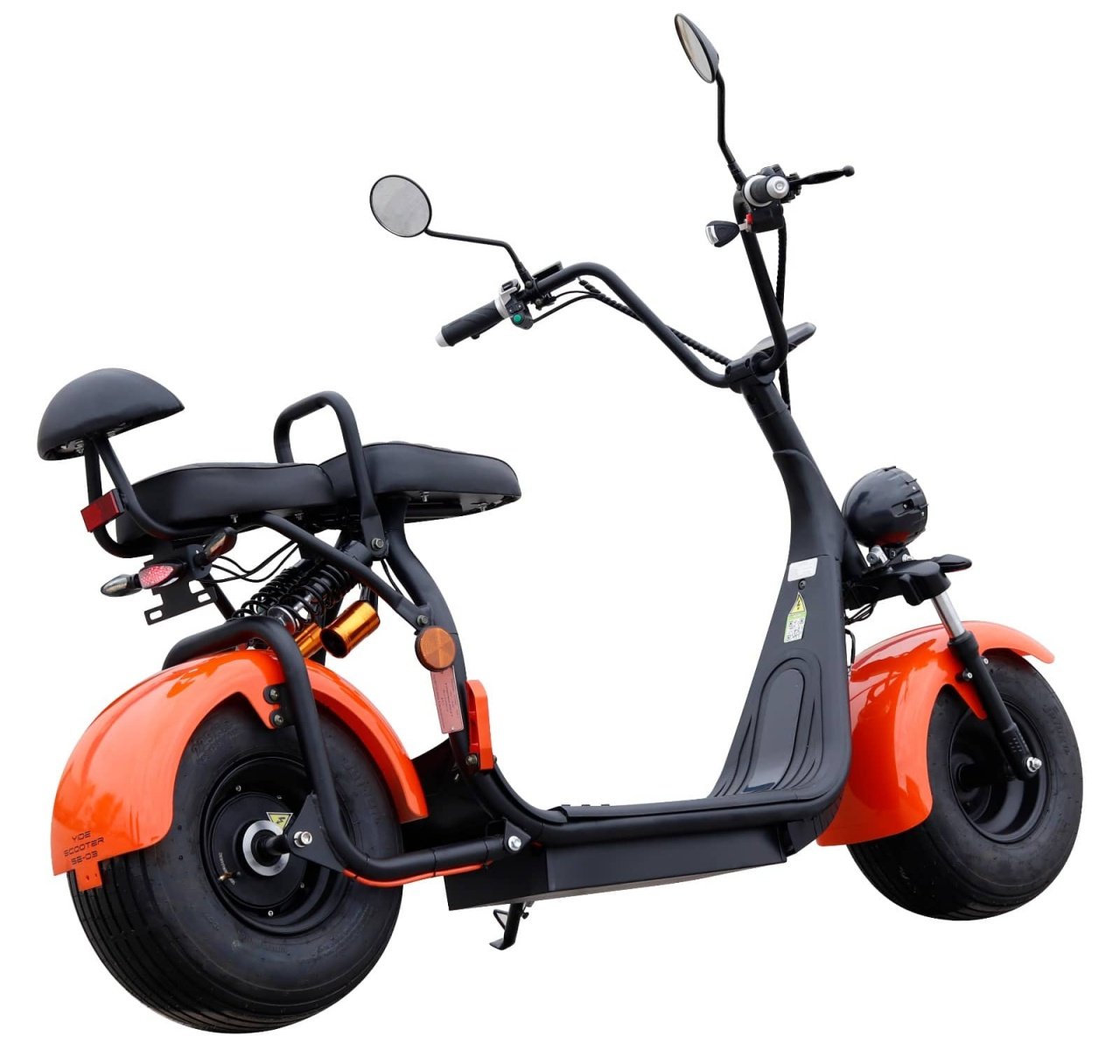 Scuter electric CityCoco Tip Harley 1500W, Fara Permis3