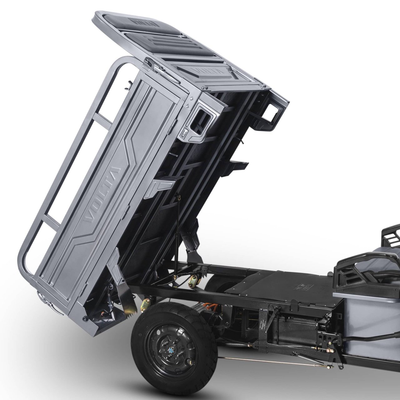 Triciclu Electric 3900W, Hercules, 72V, 120Ah, Fără Permis, Cu Cabină, Gri11