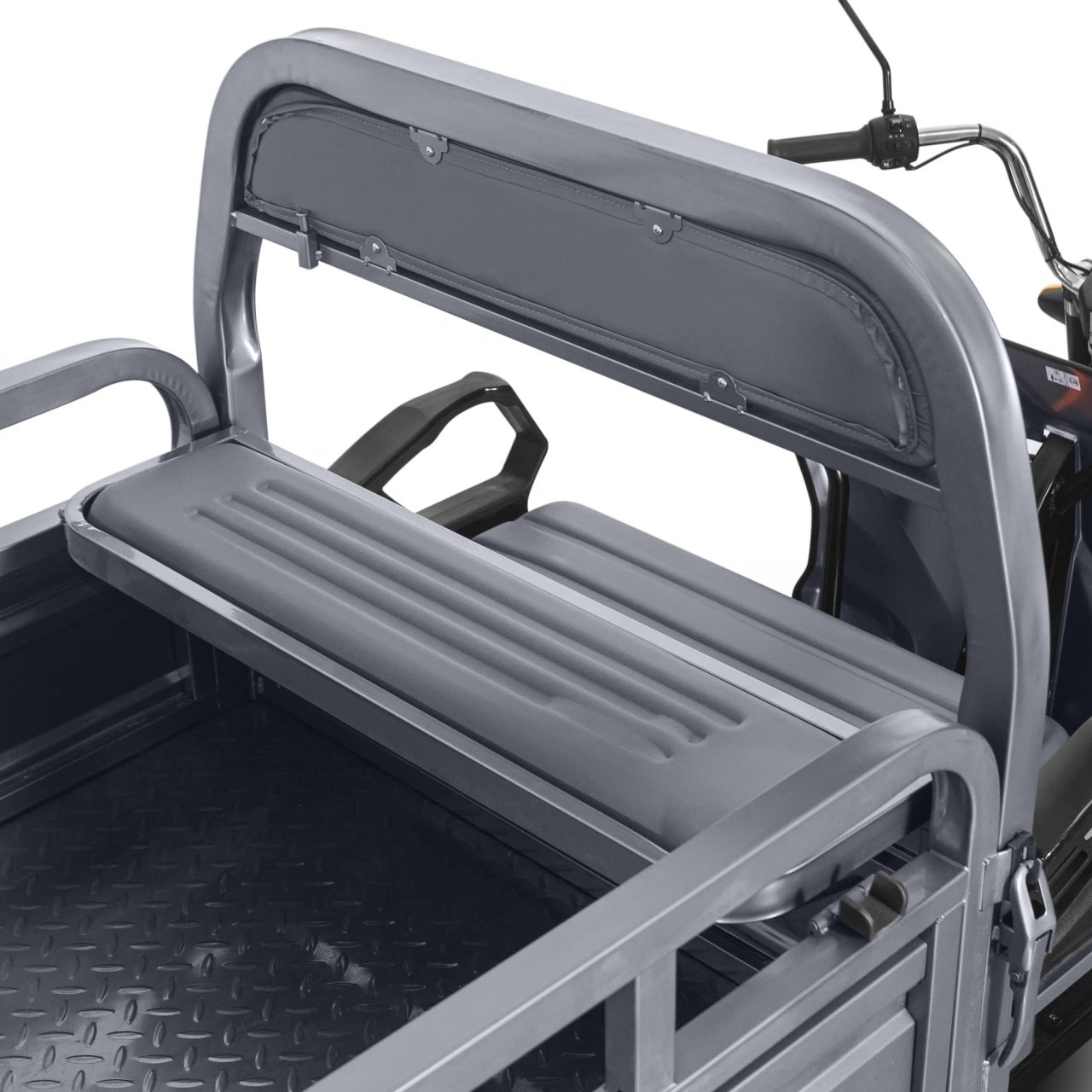 Triciclu Electric 3900W, Hercules, 72V, 120Ah, Fără Permis, Cu Cabină, Gri6