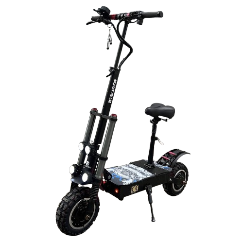Trotinetă electrică OFFROAD 11+ Warrior Putere dublă viteză maximă și dotări premium11