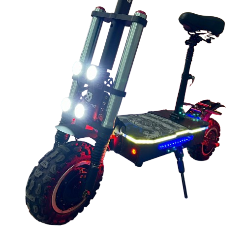 Trotinetă electrică OFFROAD 11+ Warrior Putere dublă viteză maximă și dotări premium2