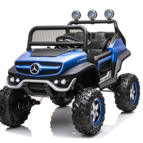Mașinuță Mercedes Unimog – electrică copii, 2 locuri, 4×4 cu telecomandă