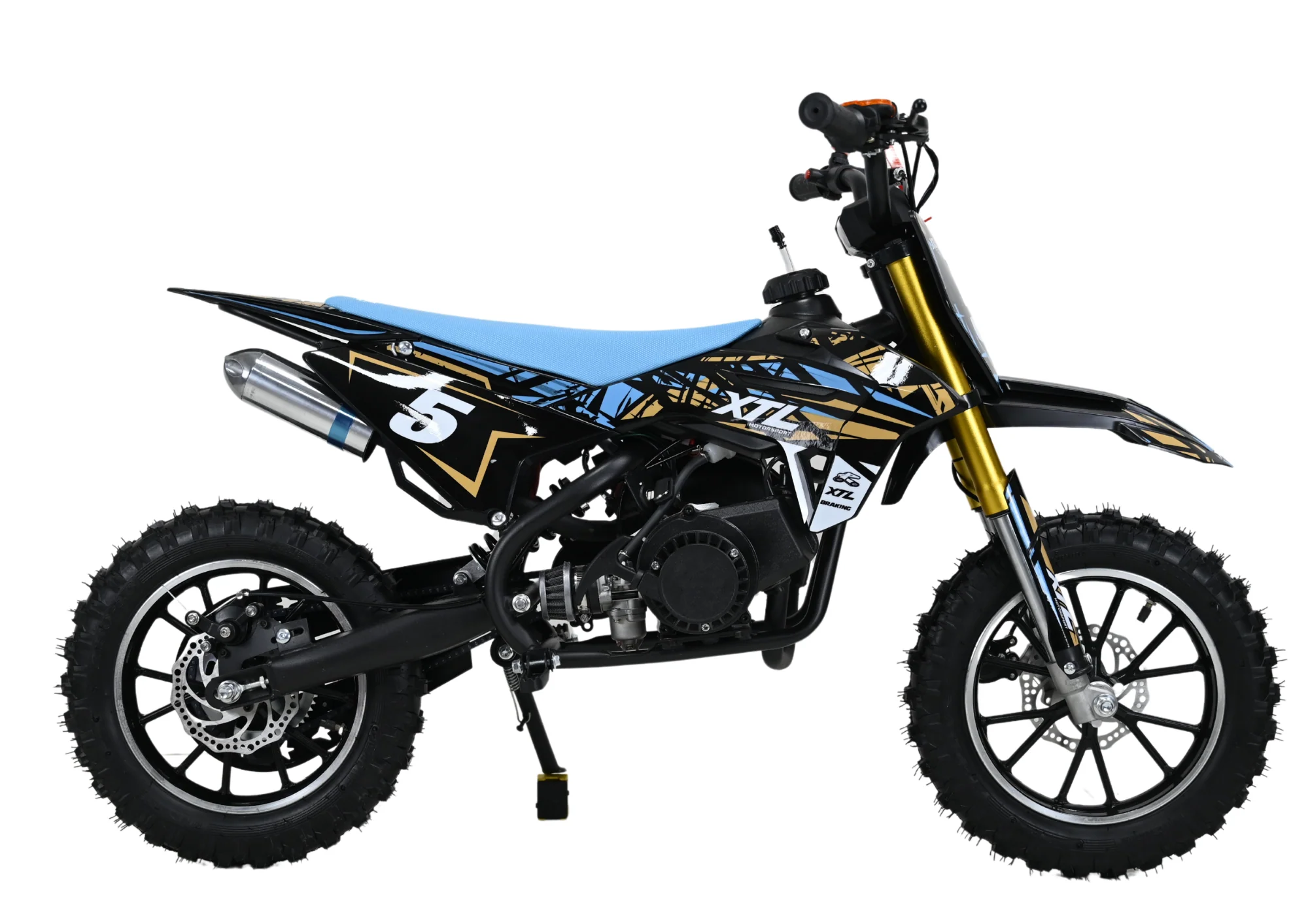 Pit Bike XTL 49cc pentru copii 4–8 ani – Mini Cross Offroad6
