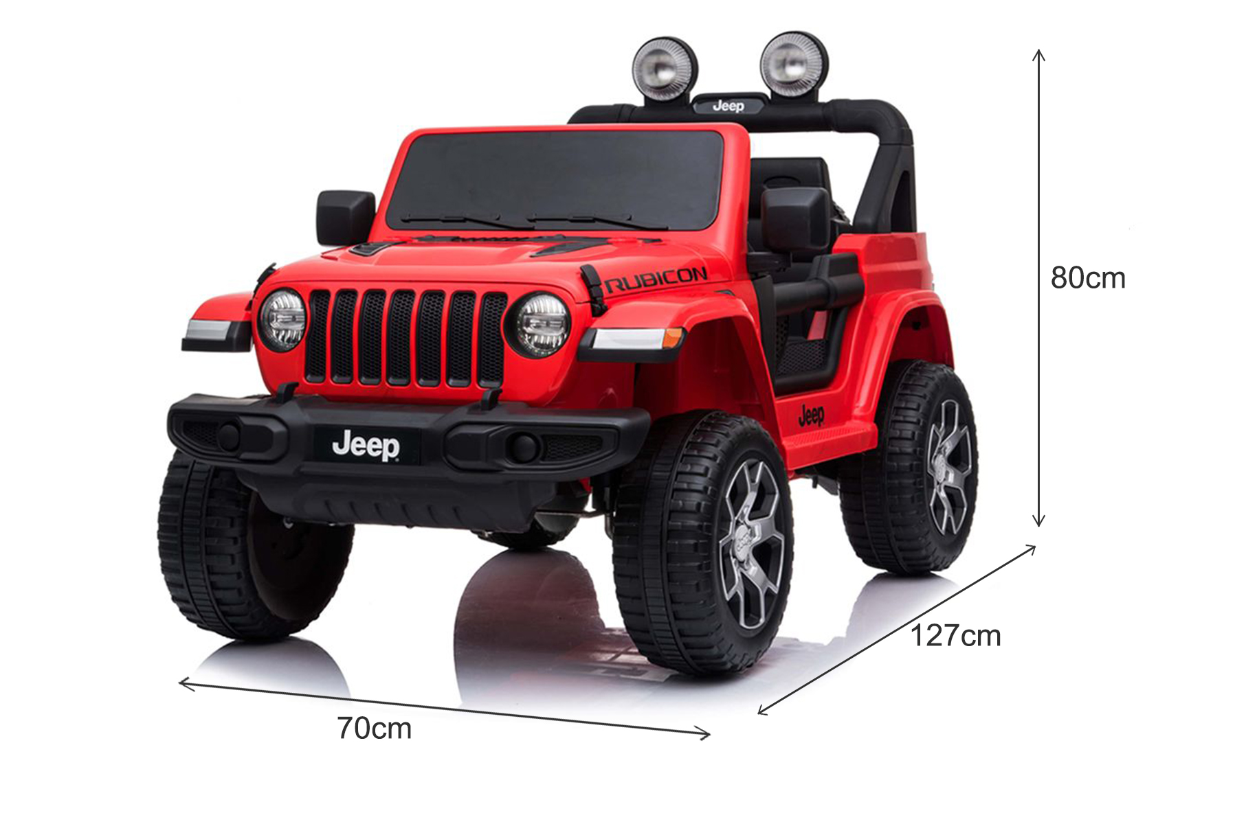 Mașinuță electrică pentru copii JEEP Wrangler, Portocaliu, scaun din piele, Radio cu intrare Bluetooth și USB, unitate 4x4, baterie cu litiu, roți EVA, suspensii spate, telecomandă de 2,4 GHz, comutator funcție telecomandă/ pedală, licențiat - imagine 12