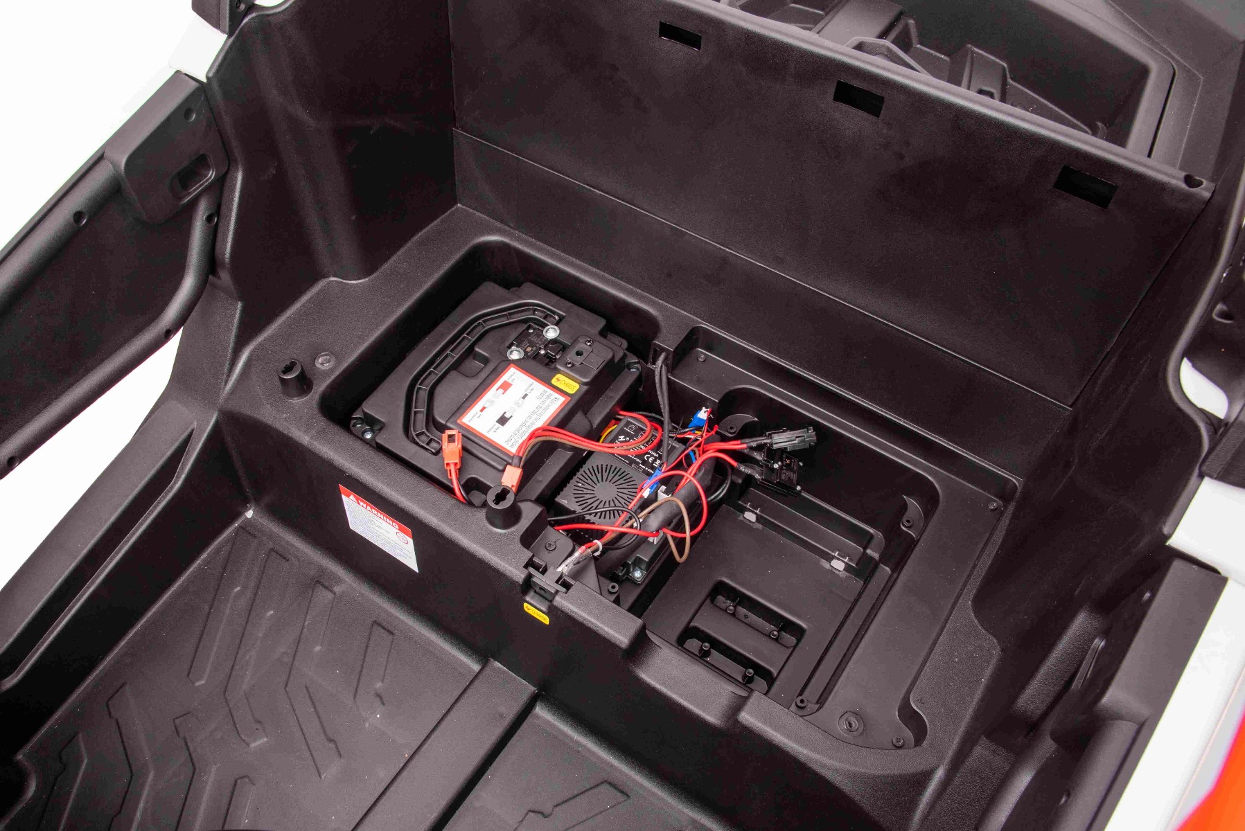 Mașină electrică copii Can-am Maverick 24V, Roz, cu două locuri, suspensie spate, telecomandă 2,4 Ghz, Baterie litiu portabilă, 4 motoare de 200 W, roți EVA, scaune din piele, player MP3 cu intrare USB/SD, model cu licență - imagine 6