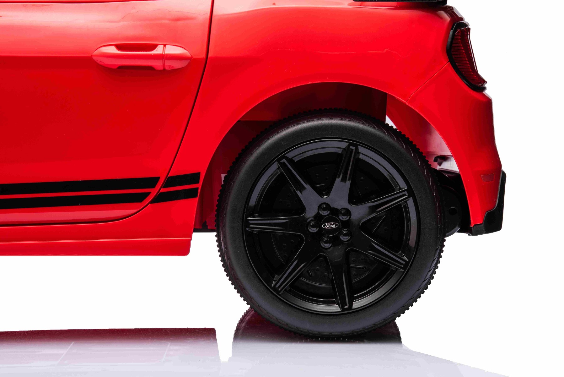Mașină electrică copii Ford Shelby Mustang GT 500 Cobra, roșu, telecomandă 2,4 GHz, intrare USB, lumini LED, motor 2 x 30 W, licență ORIGINALĂ - imagine 13