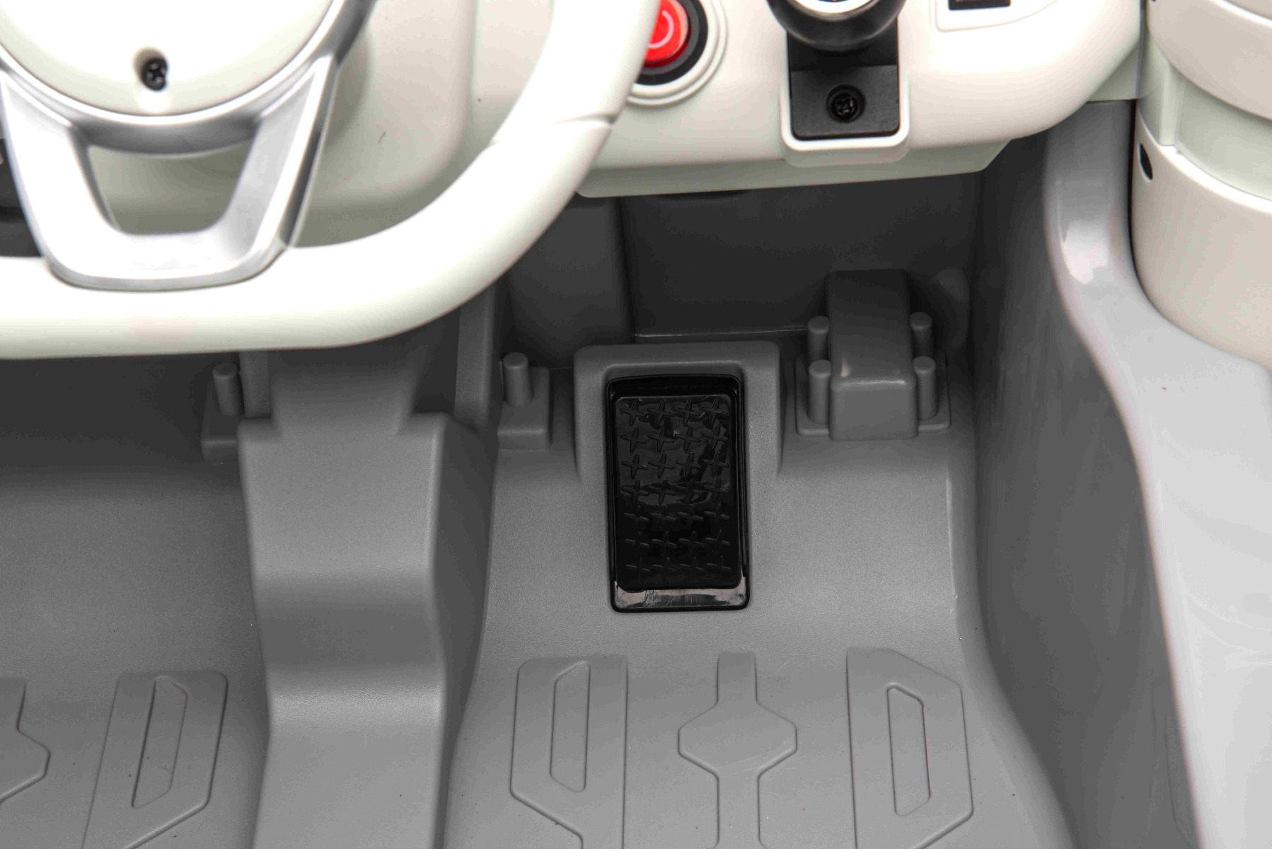 Mașinuță electrică de jucărie Mercedes-Benz EQG 12V, gri, componente ale caroseriei iluminate cu LED, lumini față și spate funcționale, telecomandă 2,4 GHz, intrare USB/Aux, baterie litiu, motor 2 x 35W, licență ORIGINALĂ - imagine 28