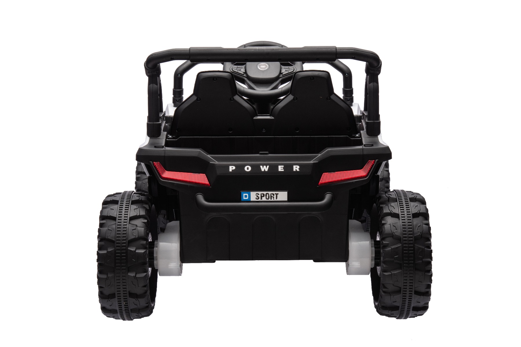 Mașină electrică copii UTV Small 12V, alb, Tracțiune spate, baterie 12V, Roți din plastic, banchetă dublă, Telecomandă 2,4 GHz, Un singur loc, MP3 player cu intrare USB/SD, Lumini LED - imagine 24
