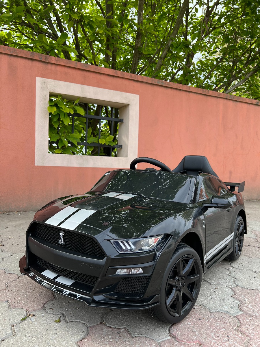 Mașină electrică copii Ford Shelby Mustang GT 500 Cobra, roșu, telecomandă 2,4 GHz, intrare USB, lumini LED, motor 2 x 30 W, licență ORIGINALĂ - imagine 22