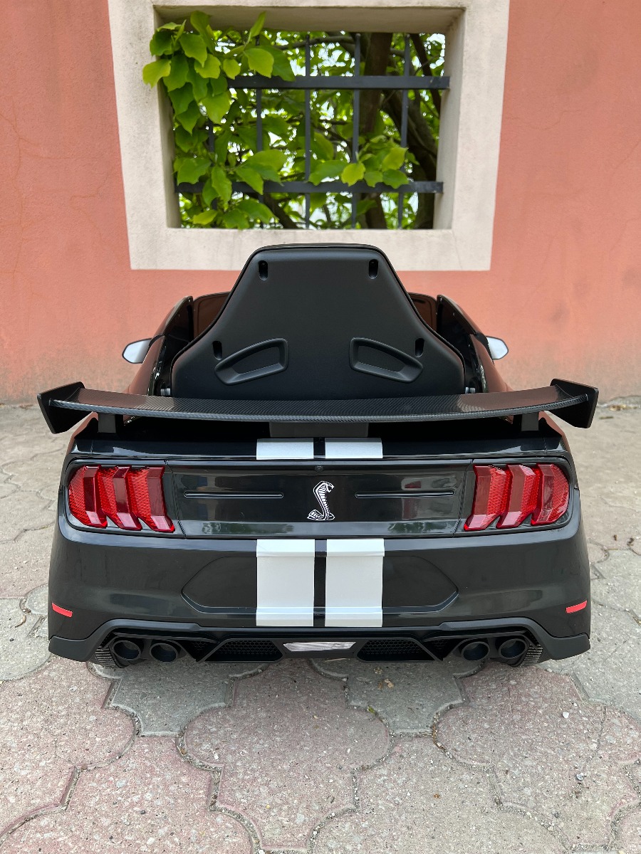 Mașină electrică copii Ford Shelby Mustang GT 500 Cobra, roșu, telecomandă 2,4 GHz, intrare USB, lumini LED, motor 2 x 30 W, licență ORIGINALĂ - imagine 30