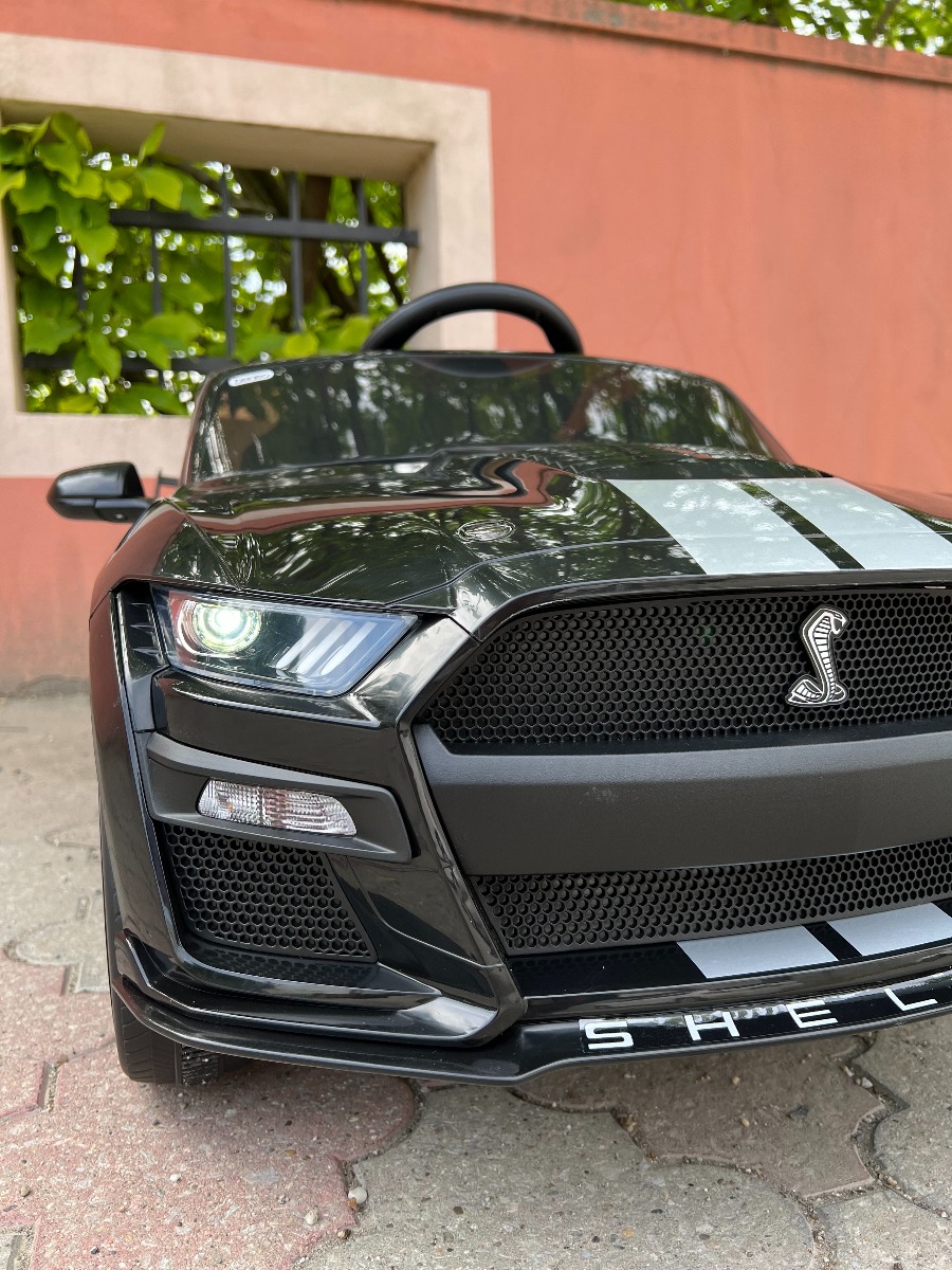 Mașină electrică copii Ford Shelby Mustang GT 500 Cobra, roșu, telecomandă 2,4 GHz, intrare USB, lumini LED, motor 2 x 30 W, licență ORIGINALĂ - imagine 25