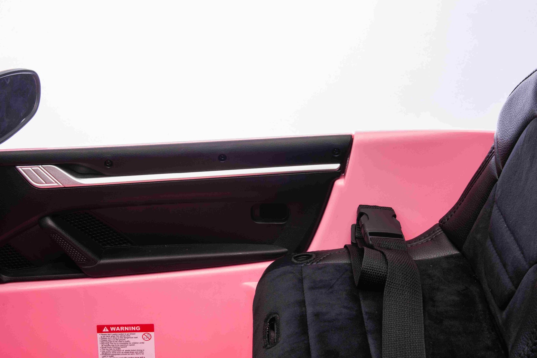Mașină electrică copii Porsche 911 24V cu tracțiune 4x4, roz, scaun cu două locuri, telecomandă 2.4 GHz, intrare USB/AUX, motoare 200W, suspensie, baterie litiu, lumini LED față și spate, licență ORIGINALĂ - imagine 19