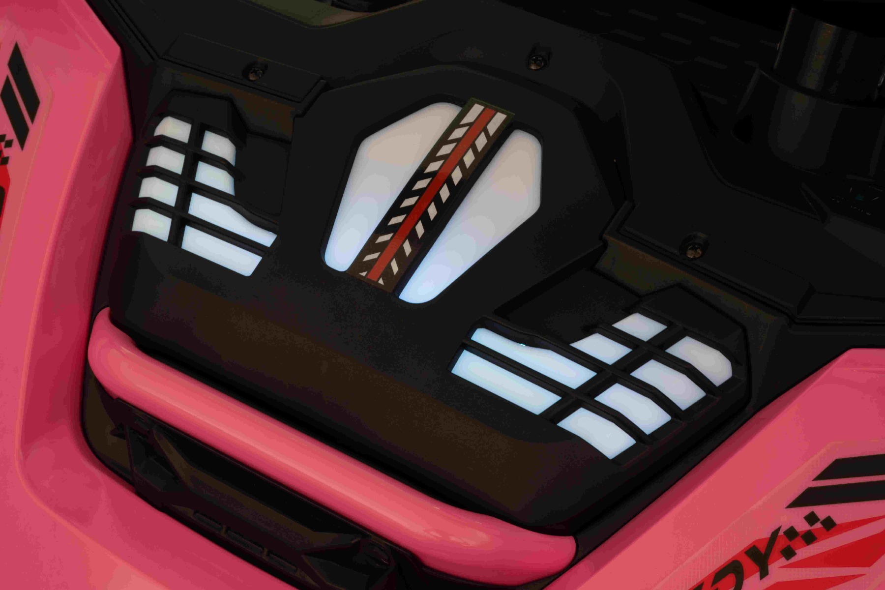 Maşinuţa electrica copii T-REX Ride 4x4 cu două locuri 24V, roz, player MP3 cu intrare USB/AUX, acționare 4x4, baterie litiu, suspensie, telecomandă, lumini LED - imagine 50