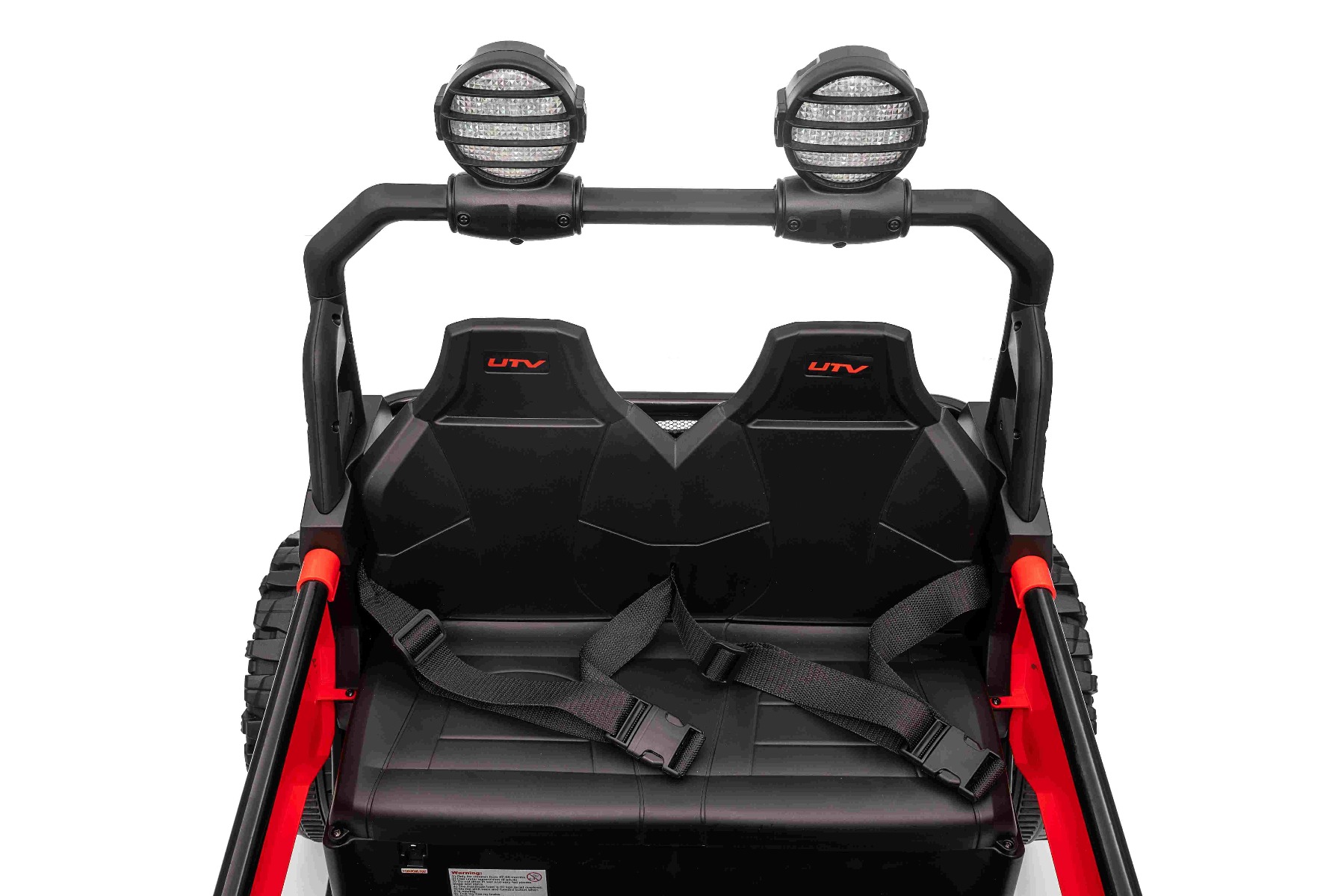 Maşinuţa electrica copii T-REX Ride 4x4 cu două locuri 24V, roșu, player MP3 cu intrare USB/AUX, acționare 4x4, baterie litiu, suspensie, telecomandă, lumini LED - imagine 37