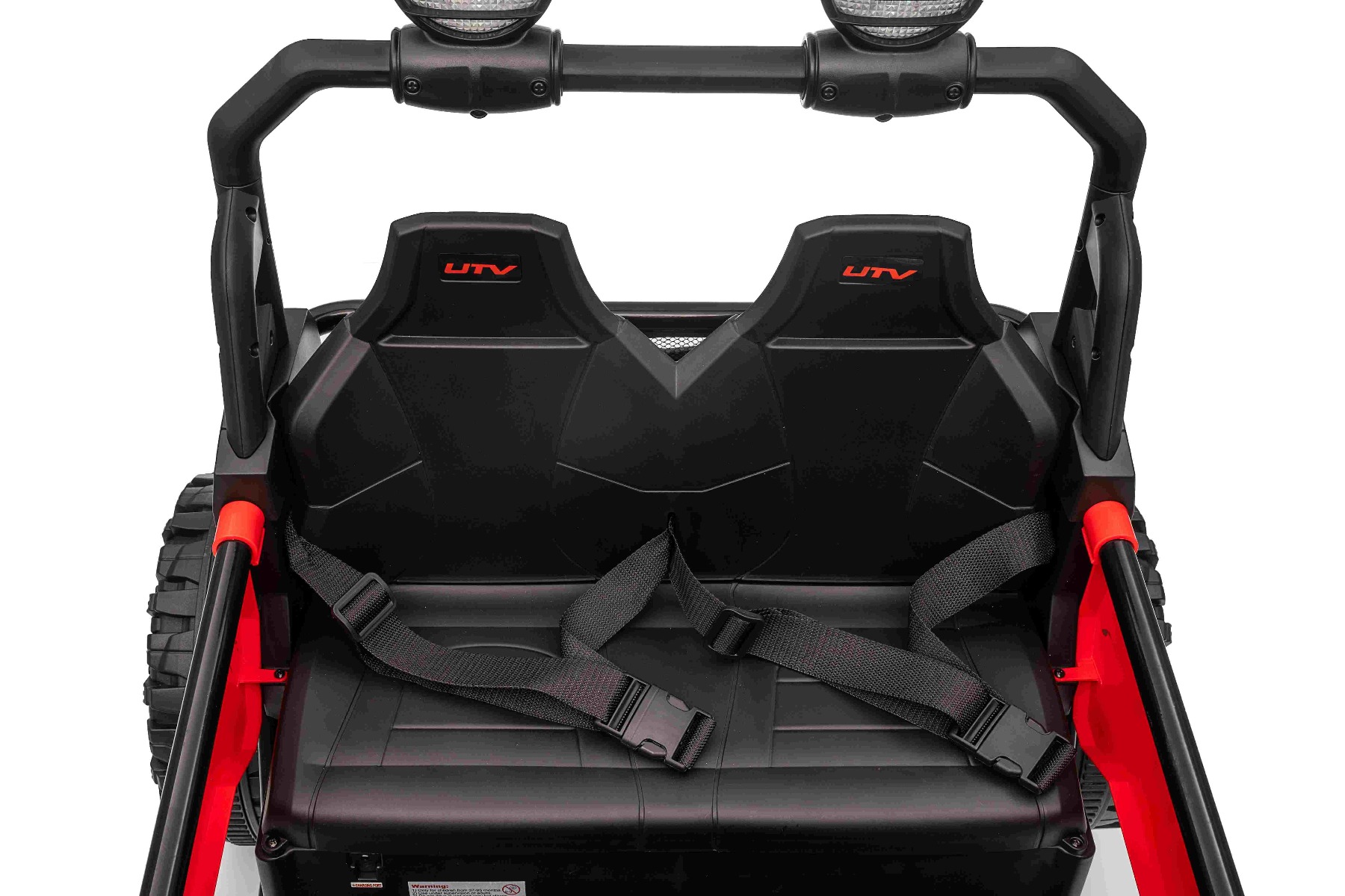 Maşinuţa electrica copii T-REX Ride 4x4 cu două locuri 24V, roșu, player MP3 cu intrare USB/AUX, acționare 4x4, baterie litiu, suspensie, telecomandă, lumini LED - imagine 38