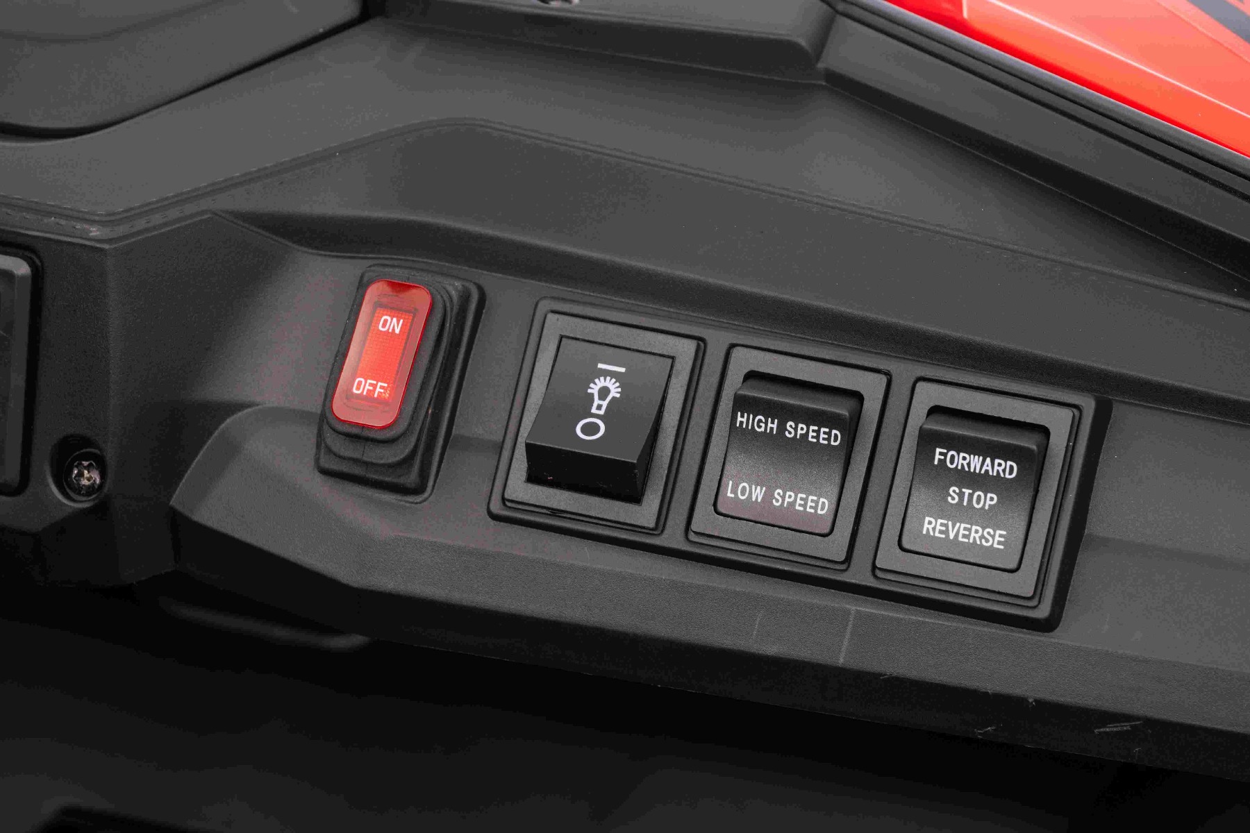 Maşinuţa electrica copii T-REX Ride 4x4 cu două locuri 24V, negru, player MP3 cu intrare USB/AUX, acționare 4x4, baterie litiu, suspensie, telecomandă, lumini LED - imagine 24