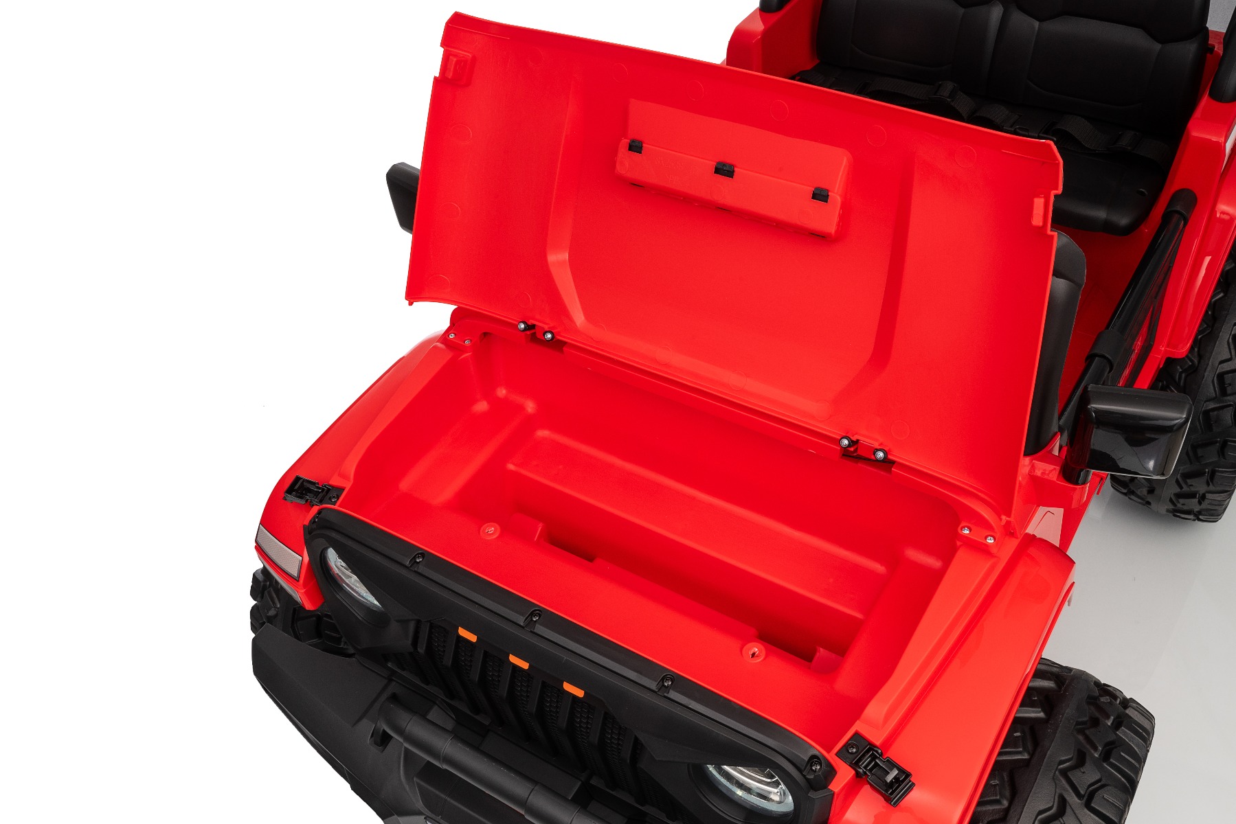 Maşinuţa electrica copii OFFRIDE 4x4² cu două locuri, 24V, roșu, player MP3 cu intrare USB/AUX, transmisie 4x4, baterie litiu, roți EVA cu suspensie, telecomandă, lumini LED - imagine 26