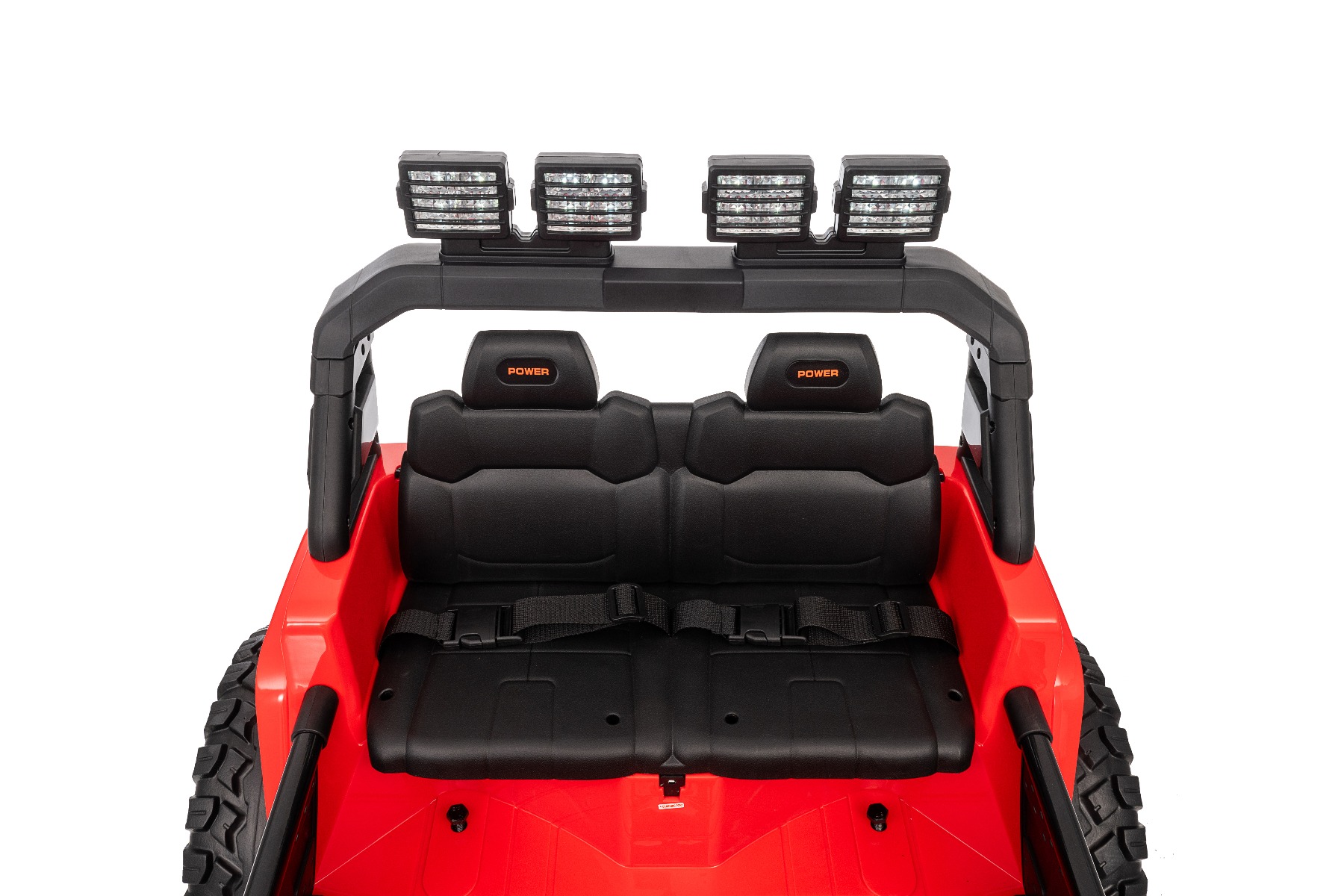 Maşinuţa electrica copii OFFRIDE 4x4² cu două locuri, 24V, roz, player MP3 cu intrare USB/AUX, transmisie 4x4, baterie litiu, roți EVA cu suspensie, telecomandă, lumini LED - imagine 43