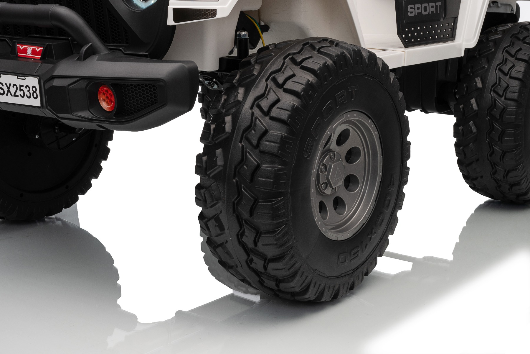 Maşinuţa electrica copii OFFRIDE 4x4² cu două locuri, 24V, negru, player MP3 cu intrare USB/AUX, transmisie 4x4, baterie litiu, roți EVA cu suspensie, telecomandă, lumini LED - imagine 23