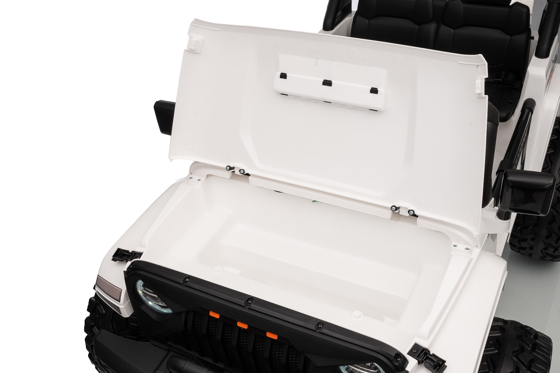 Maşinuţa electrica copii OFFRIDE 4x4² cu două locuri, 24V, alb, player MP3 cu intrare USB/AUX, transmisie 4x4, baterie litiu, roți EVA cu suspensie, telecomandă, lumini LED - imagine 26
