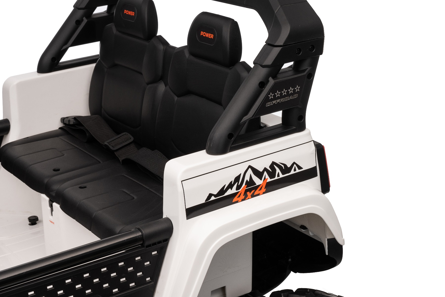 Maşinuţa electrica copii OFFRIDE 4x4² cu două locuri, 24V, negru, player MP3 cu intrare USB/AUX, transmisie 4x4, baterie litiu, roți EVA cu suspensie, telecomandă, lumini LED - imagine 28