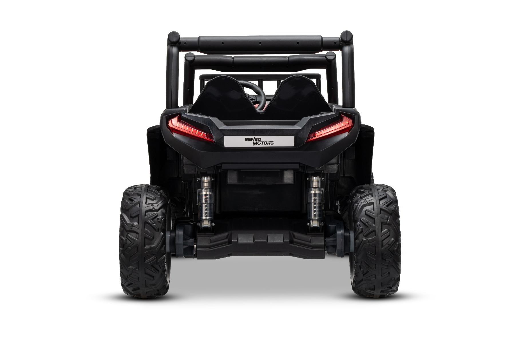 Mașină electrică pentru copii UTV 24V, roșie, două locuri, motor 2 x 200 W, Baterie litiu, roți EVA, osii cu arcuri, frână electrică, scaun tapițat, 2.4 GHz DO, două locuri, USB, AUX - imagine 25