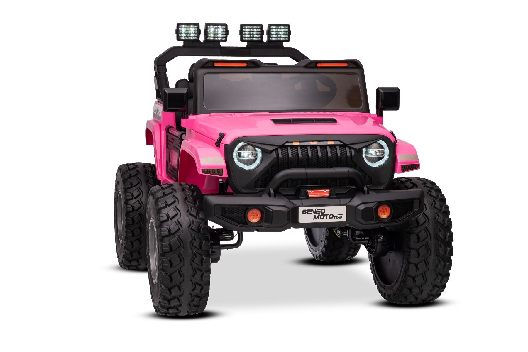 Maşinuţa electrica copii OFFRIDE 4x4² cu două locuri, 24V, roz, player MP3 cu intrare USB/AUX, transmisie 4x4, baterie litiu, roți EVA cu suspensie, telecomandă, lumini LED - imagine 23