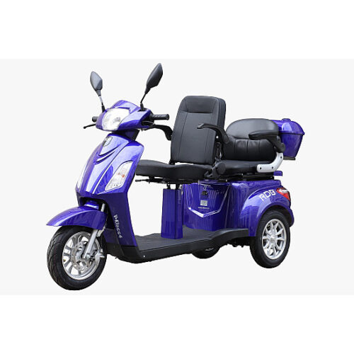 Tricicletă electrică RDB V-KLASS, 1000W, 60V 20AH, fără permis, 2 locuri, 25 km/h