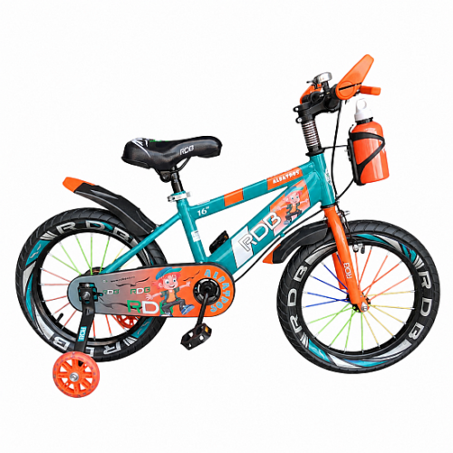 Bicicleta copii pentru baieti RDB Albatros, 16 inch, portocaliu