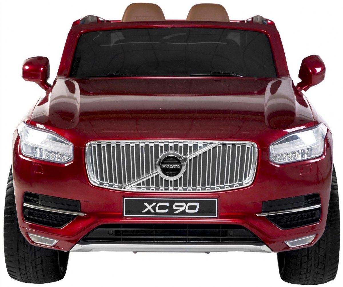 Masinuta electrica pentru copii VOLVO XC90 Visiniu metalizat - imagine 5