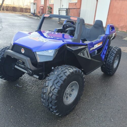 Masinuta electrica pentru copii Buggy XXL 400W cu 2 locuri 24V 4×4 (SX1928) Albastru metalizat