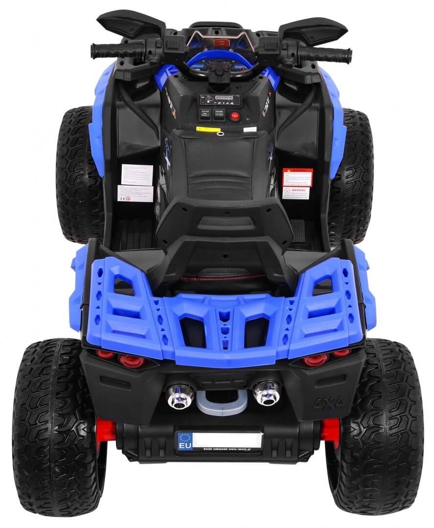 ATV electric pentru copii 4x4 12 volti (3588) Albastru - imagine 6