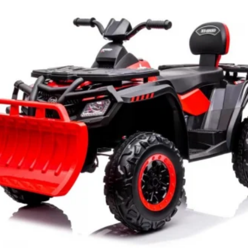 ATV electric pentru copii cu 2 locuri XT-SPEED FAST EDITION 320W 24V 4×4 cu viteza maxima 9km/h si cu cupa detasabila (s615) Rosu