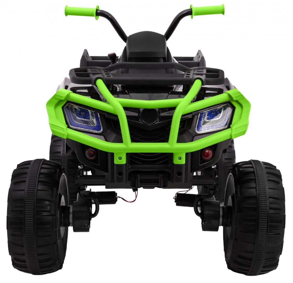 ATV electric pentru copii QUAD XL cu Telecomanda 4x4 12 volti (0909) Negru/Verde - imagine 4