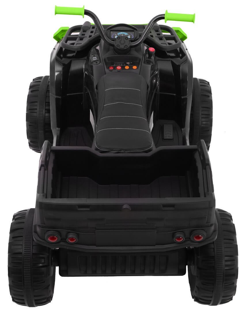 ATV electric pentru copii QUAD XL cu Telecomanda 4x4 12 volti (0909) Negru/Verde - imagine 5