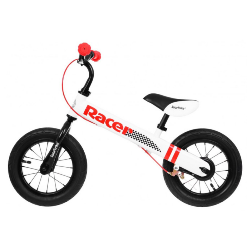 Bicicleta de echilibru fara pedale RACER, Alb