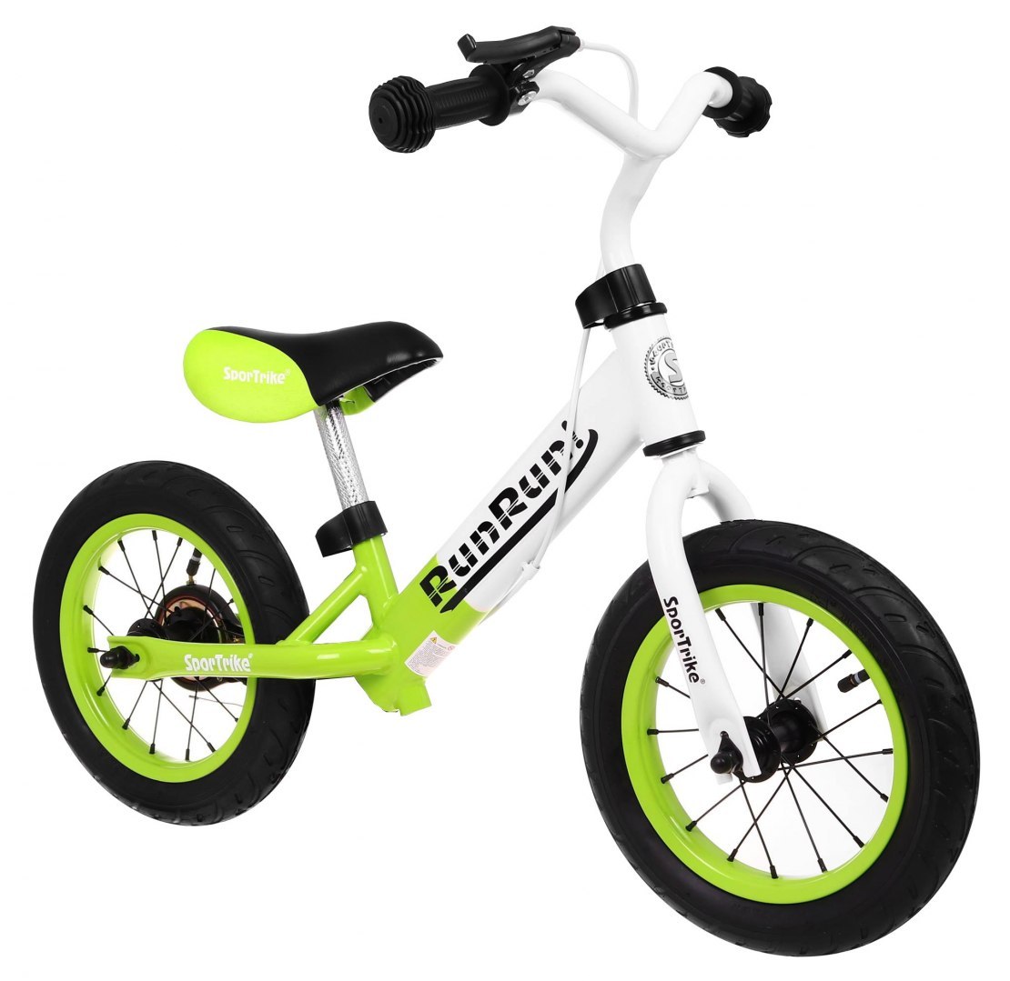 Bicicleta de echilibru fara pedale RUN RUN, Verde - imagine 2