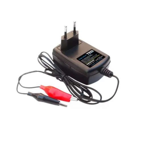 Incarcator TED 6V/0.8Ah cu autodebransare pentru acumulatori si masinute electrice pentru copii